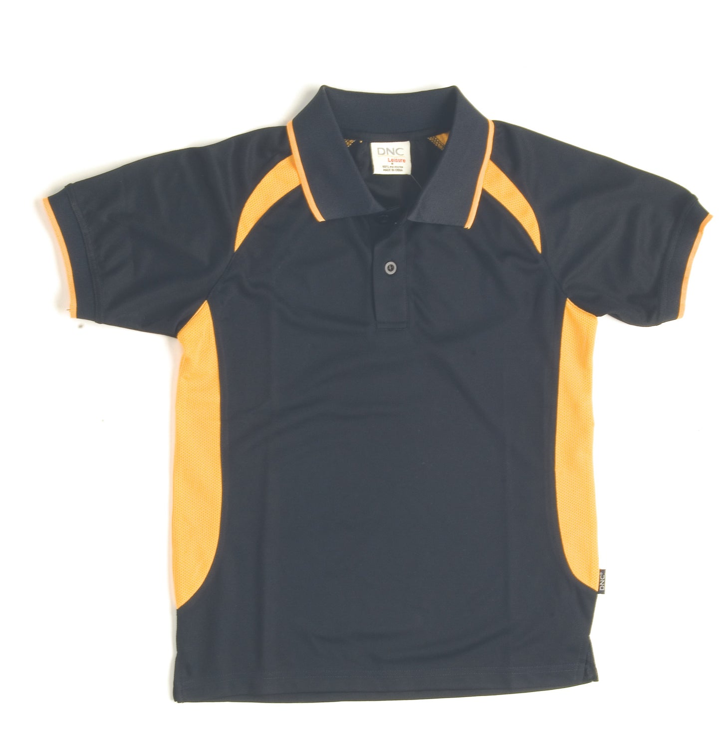 Kids Air Flow Contrast Raglan Mesh Polo