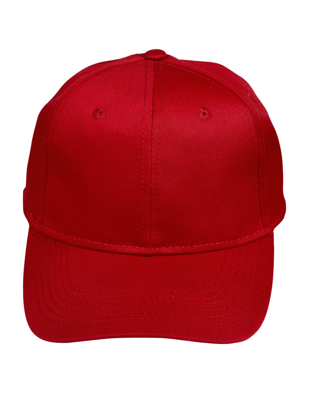 Cotton twill structured cap - Maroon