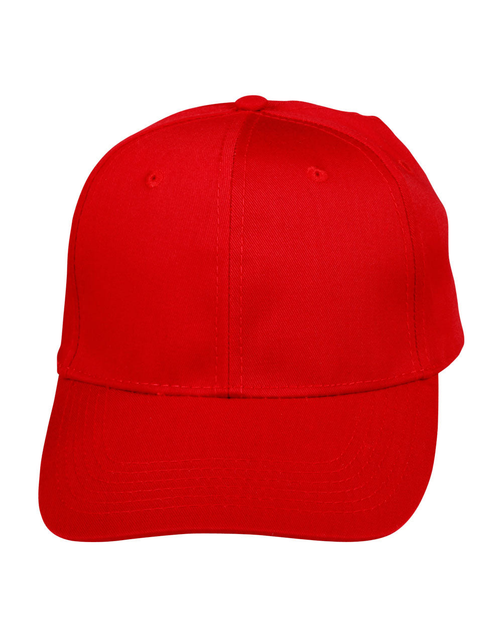 Cotton twill structured cap - Red