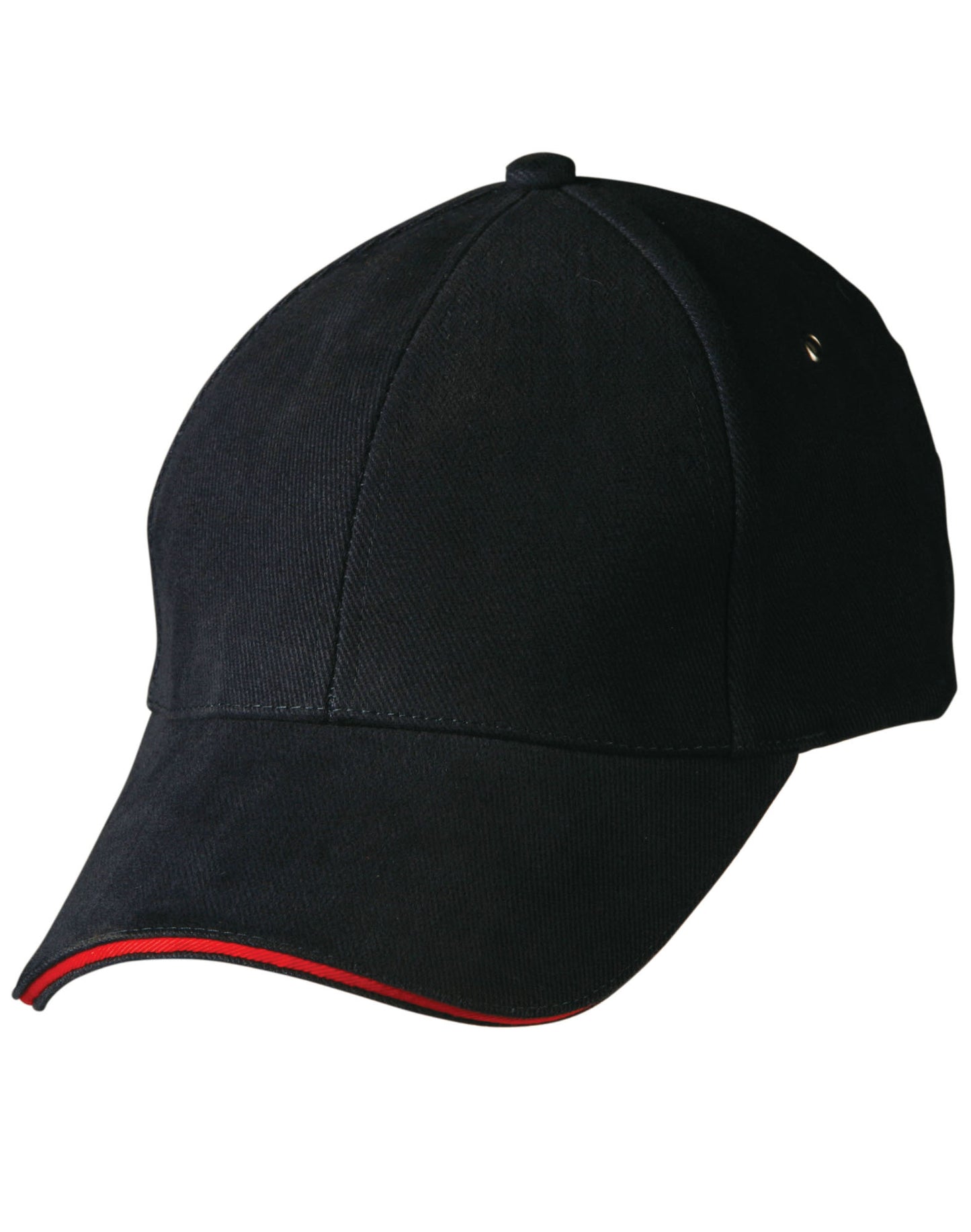 H/B/C sandwich peak cap - Navy/Red
