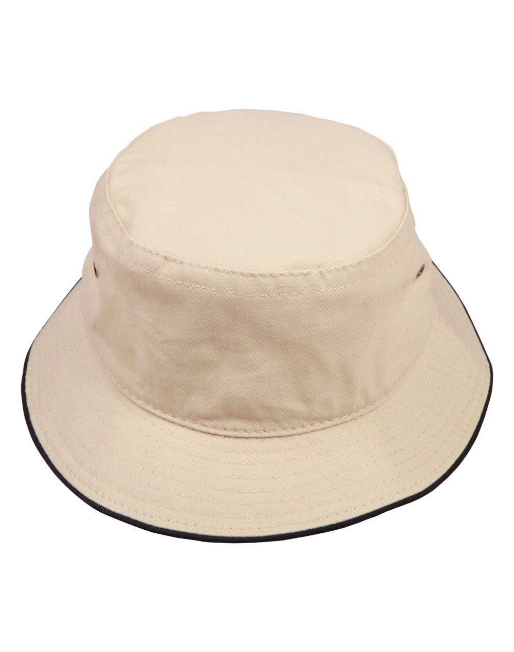 soft washed sandwich bucket hat - Natural/Navy