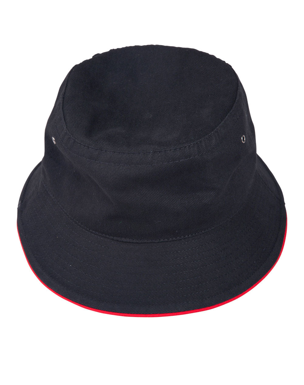 soft washed sandwich bucket hat - Navy/Red