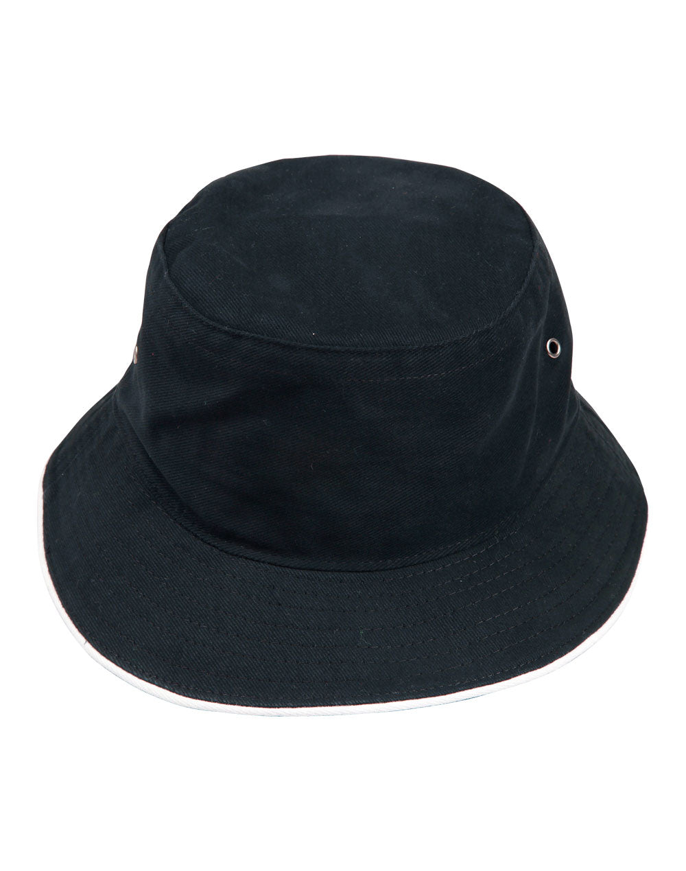 soft washed sandwich bucket hat - Navy/White