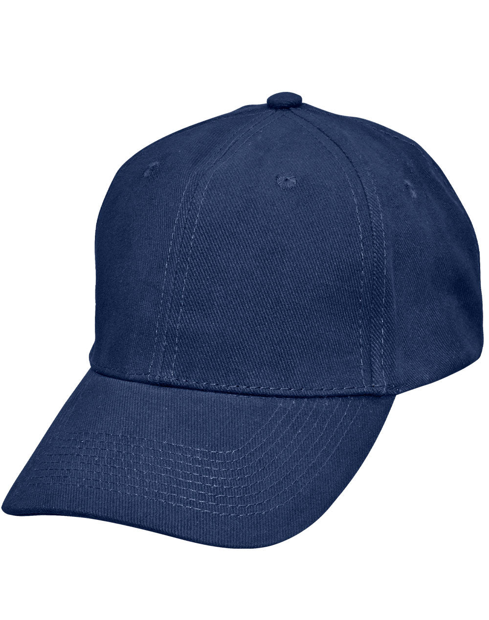 Heavy brushed cotton cap buckle on back - Navy