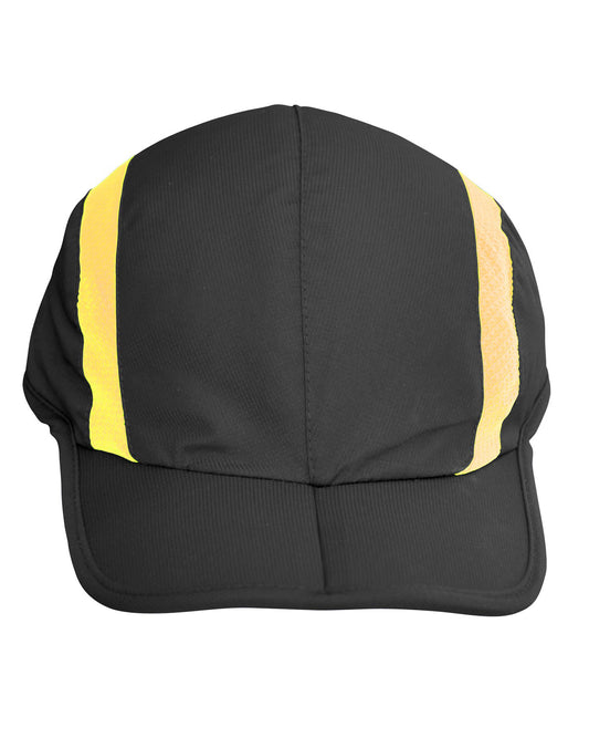 Sprint foldable cap - Black/Gold