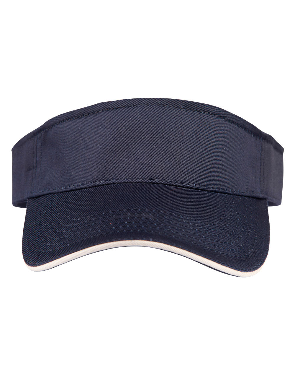 Polo twill visor - Navy/Stone