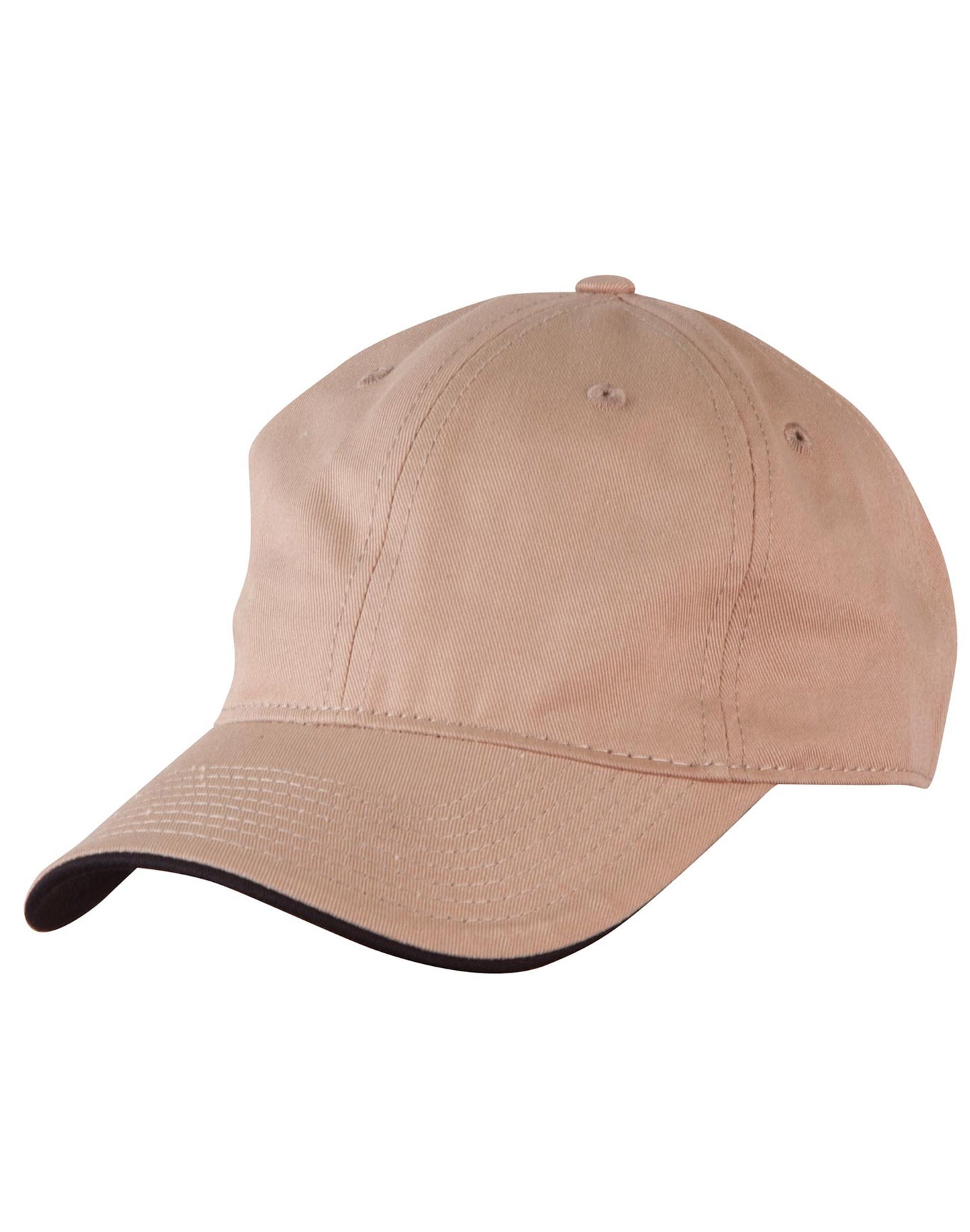 Underpeak Contrast Colour Cap - Rust/Black