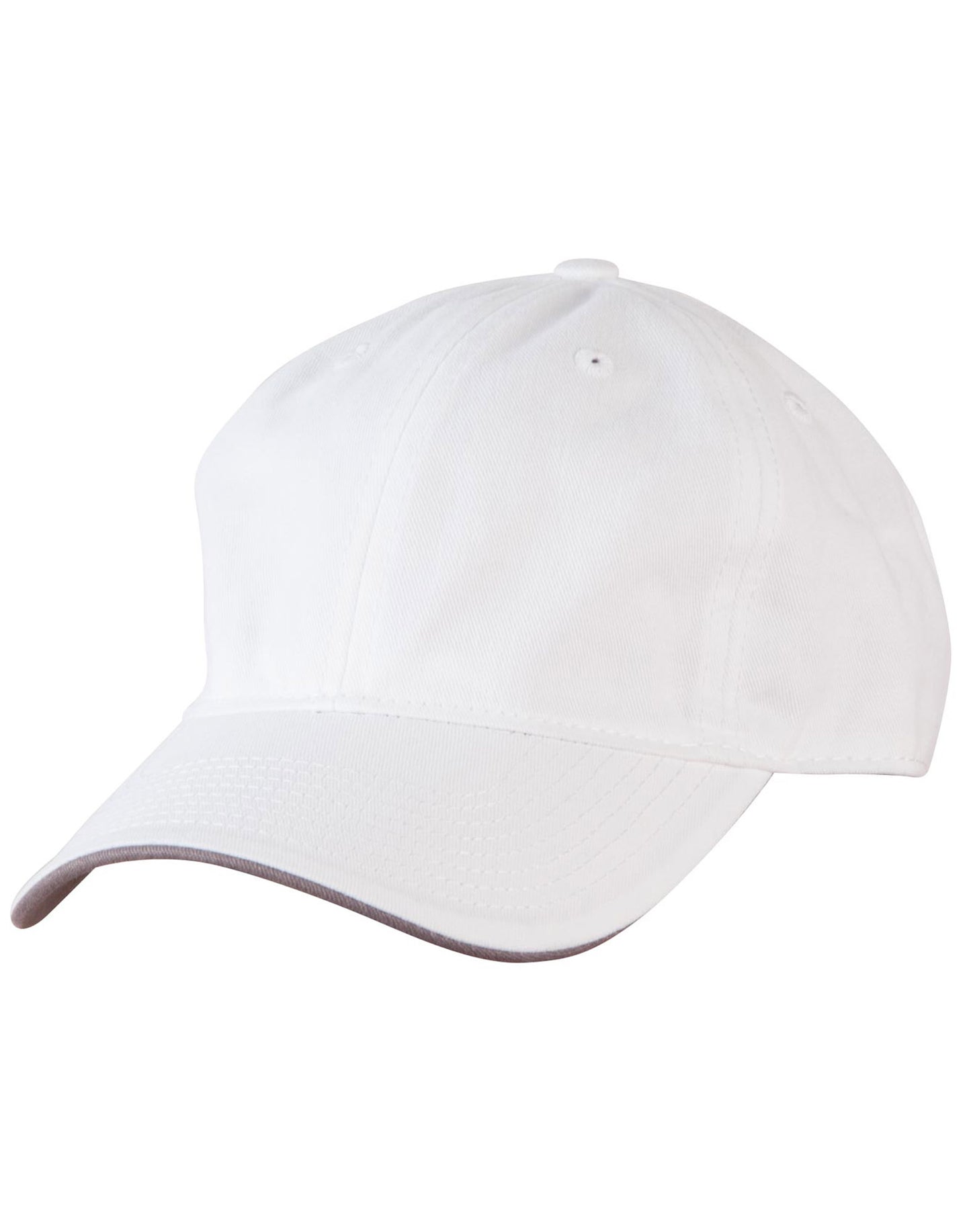 Underpeak Contrast Colour Cap - White/Grey