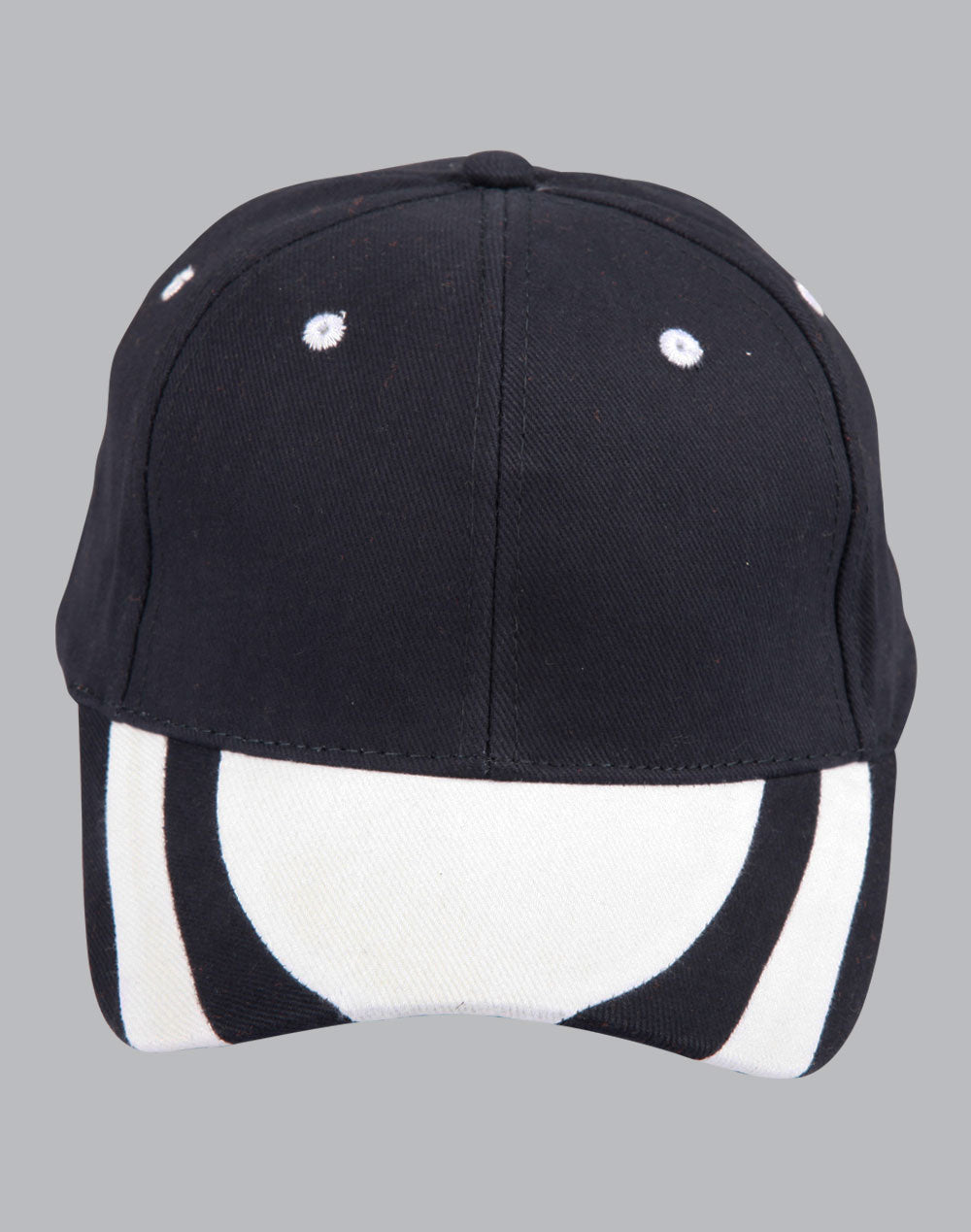 contrast peak structured cap. - Navy/White