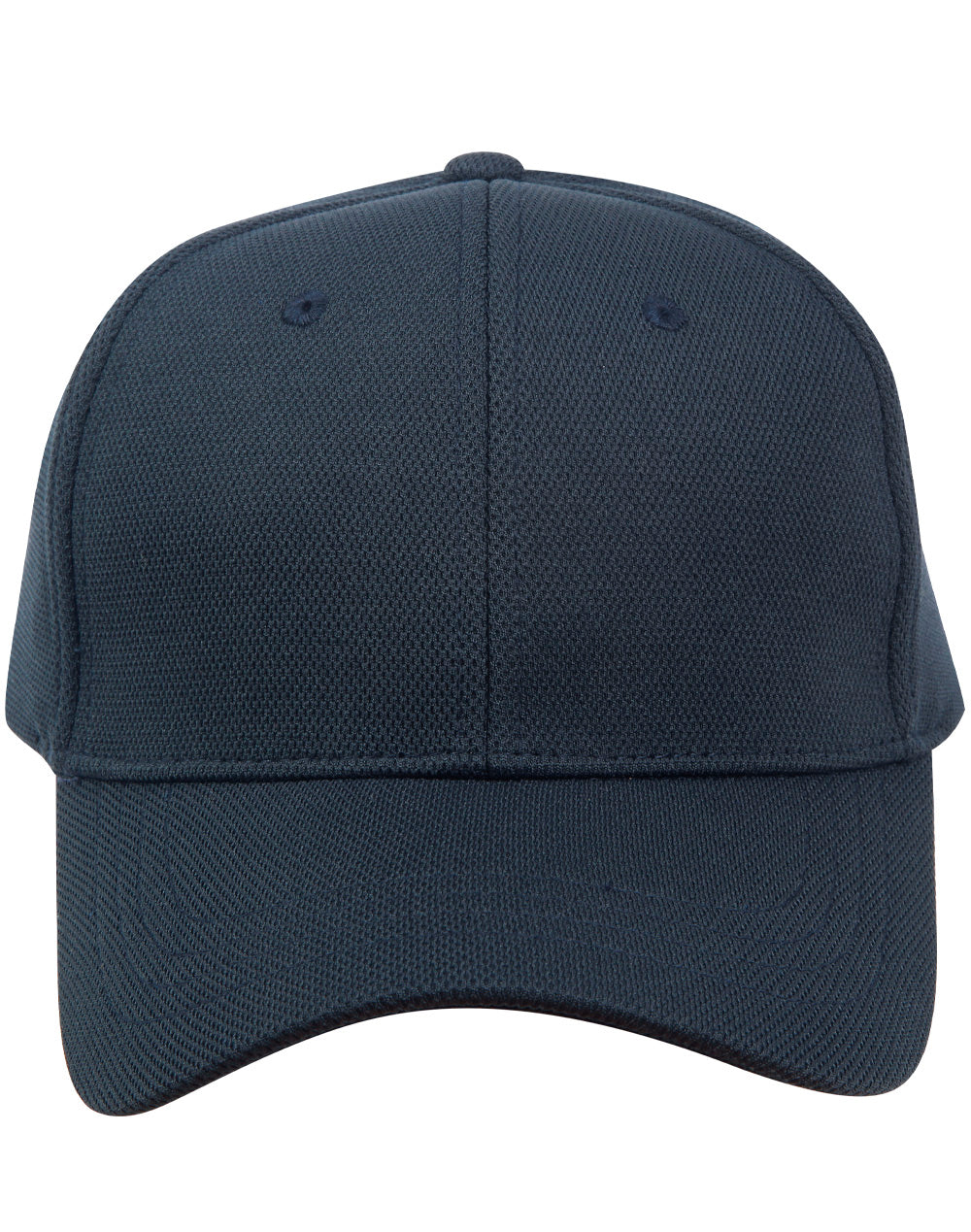 Pique mesh structured cap. - Navy