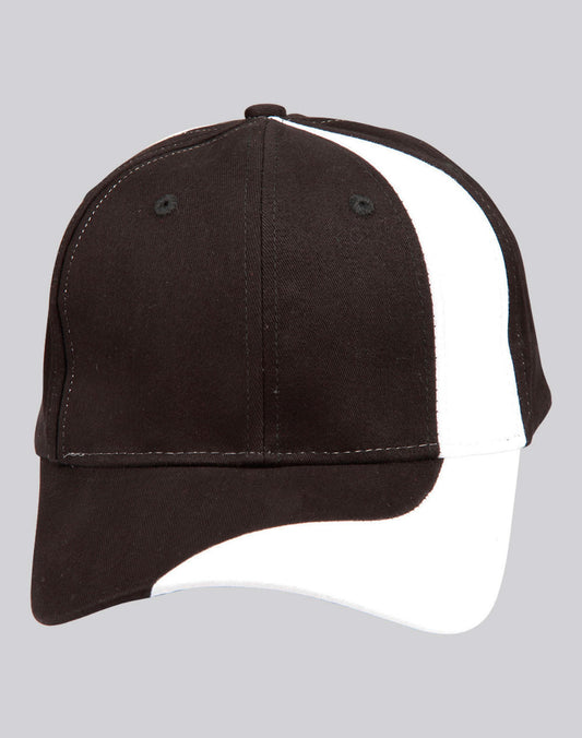 B/C/T baseball cap stripe - Black/White