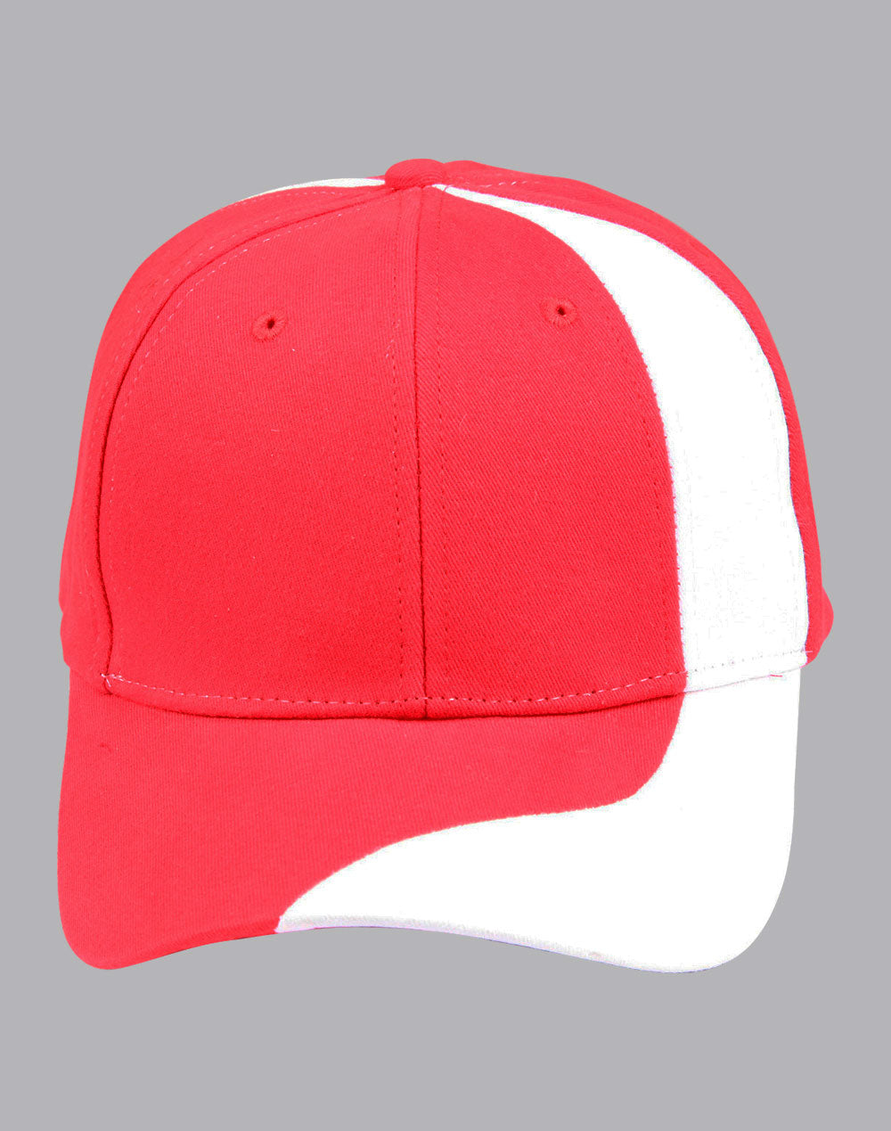 B/C/T baseball cap stripe - Red/White
