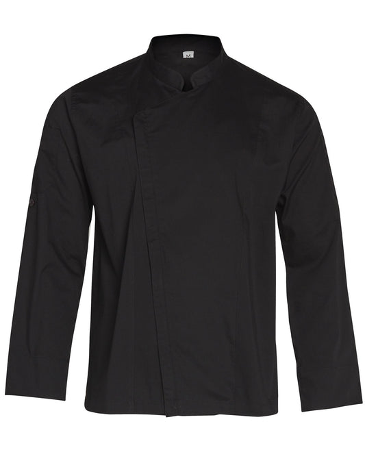 Men's Functional Chef Jacket - Black