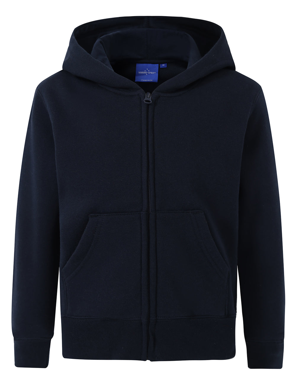 Kid's full-zip fleecy hoodie - Navy