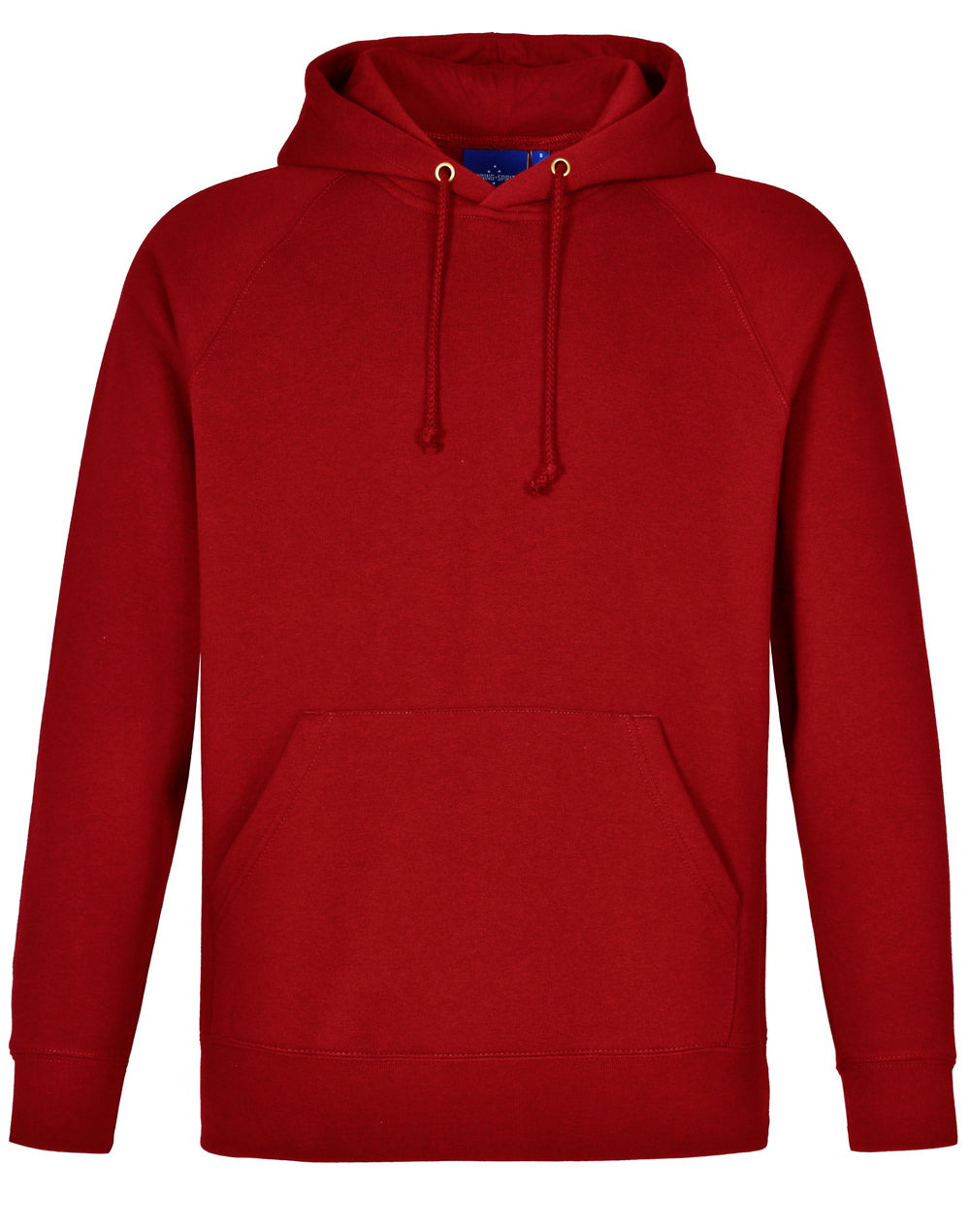 Men's Fleecy Hoodie - Red