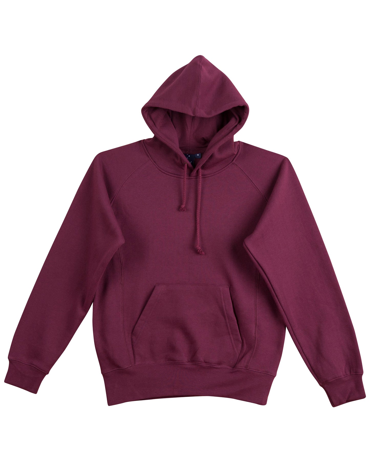 Ladies' Fleecy Hoodie - Maroon