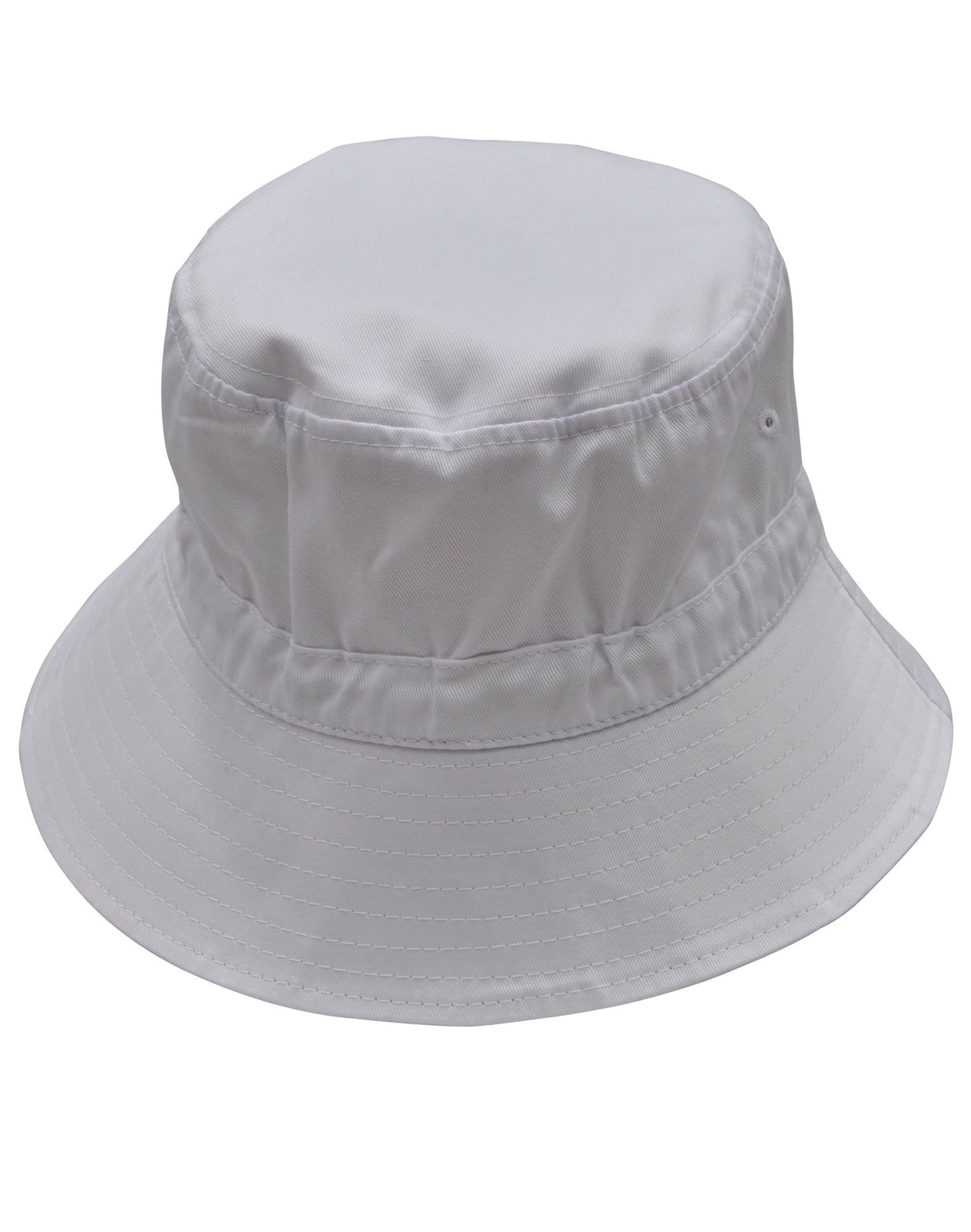 Bucket hat with toggle - White