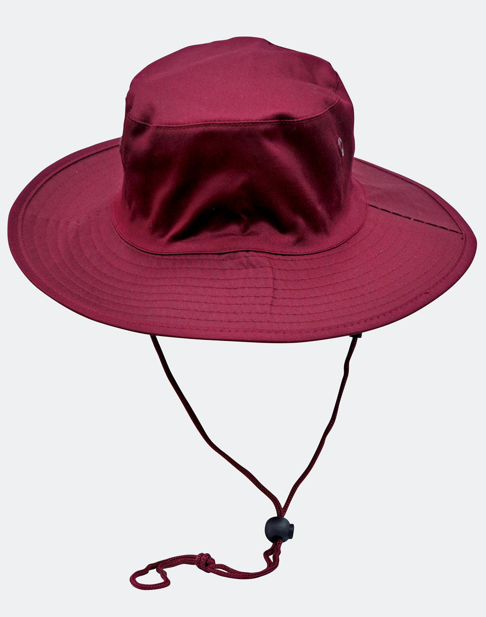 Surf hat with clip on chin strap - Maroon
