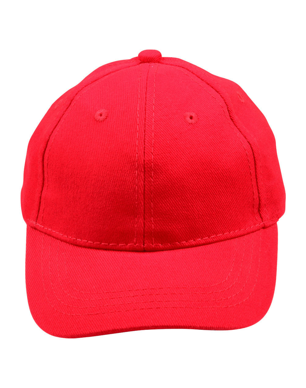 Kids brushed cotton cap - Red