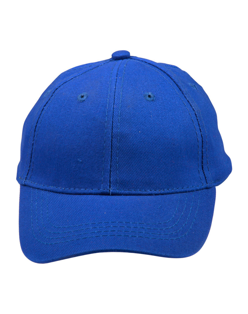 Kids brushed cotton cap - Royal