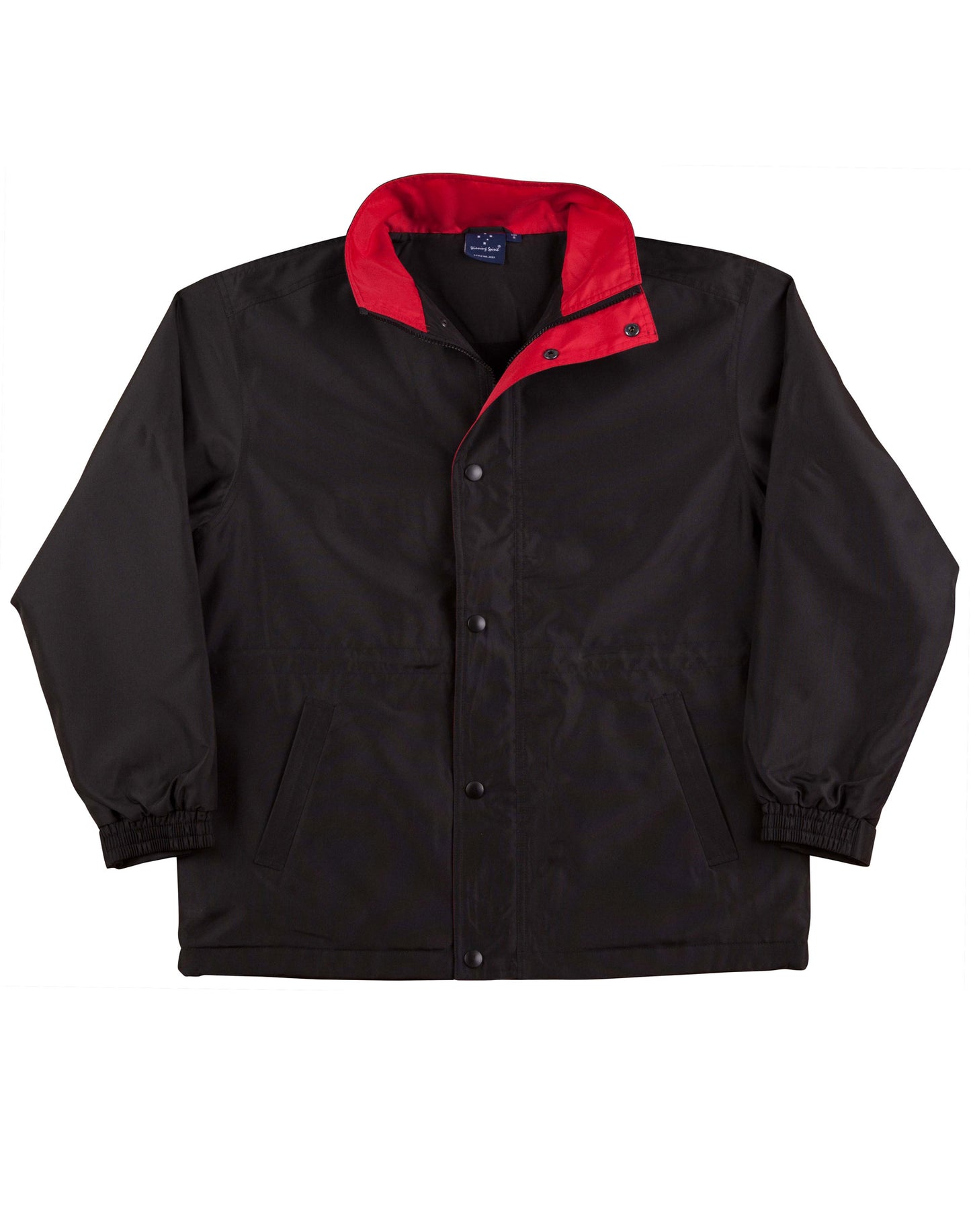 STADIUM, Kids' Contrast jacket - Black/Red