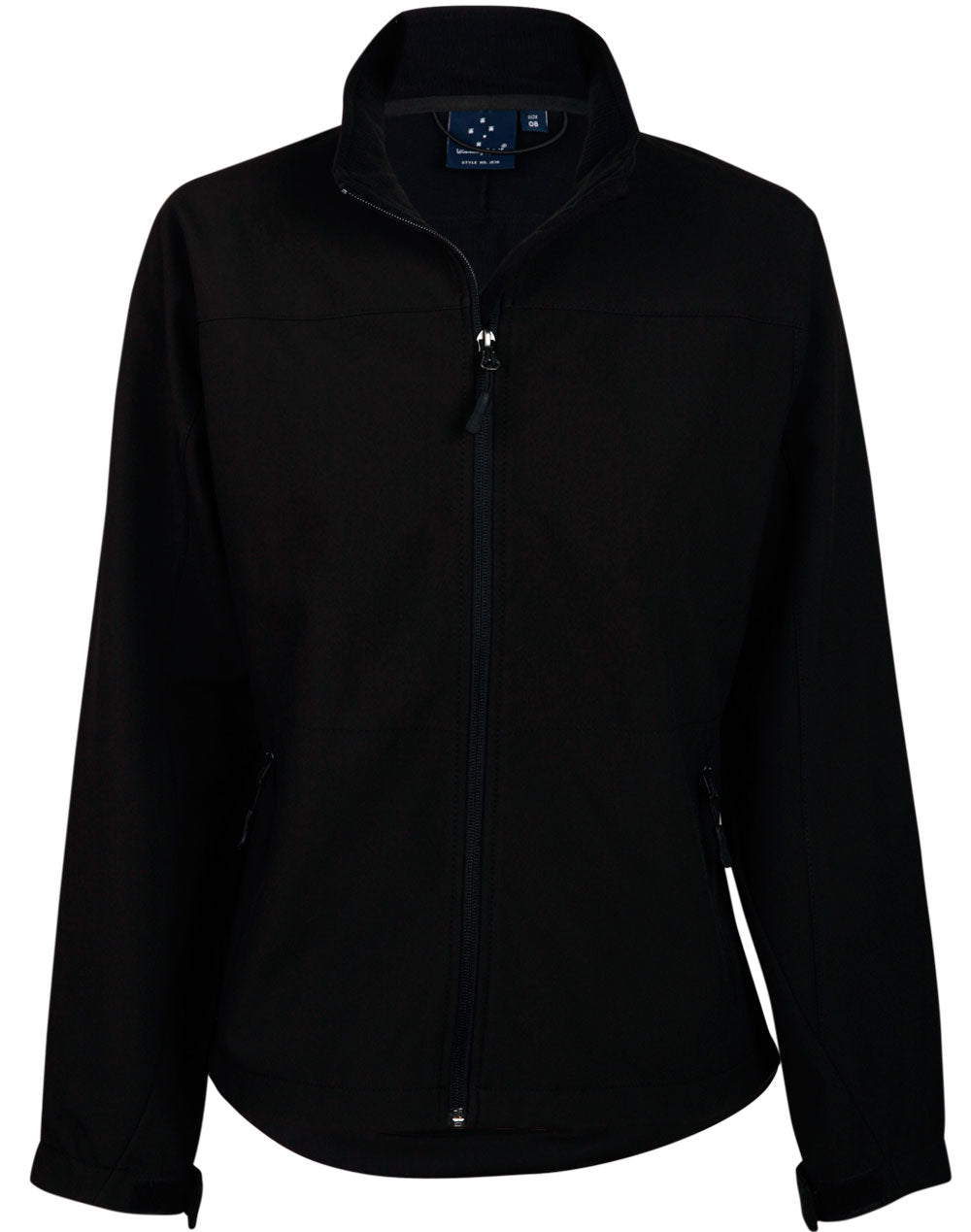 Ladies' Softshell Contrast Jacket - Black/Black