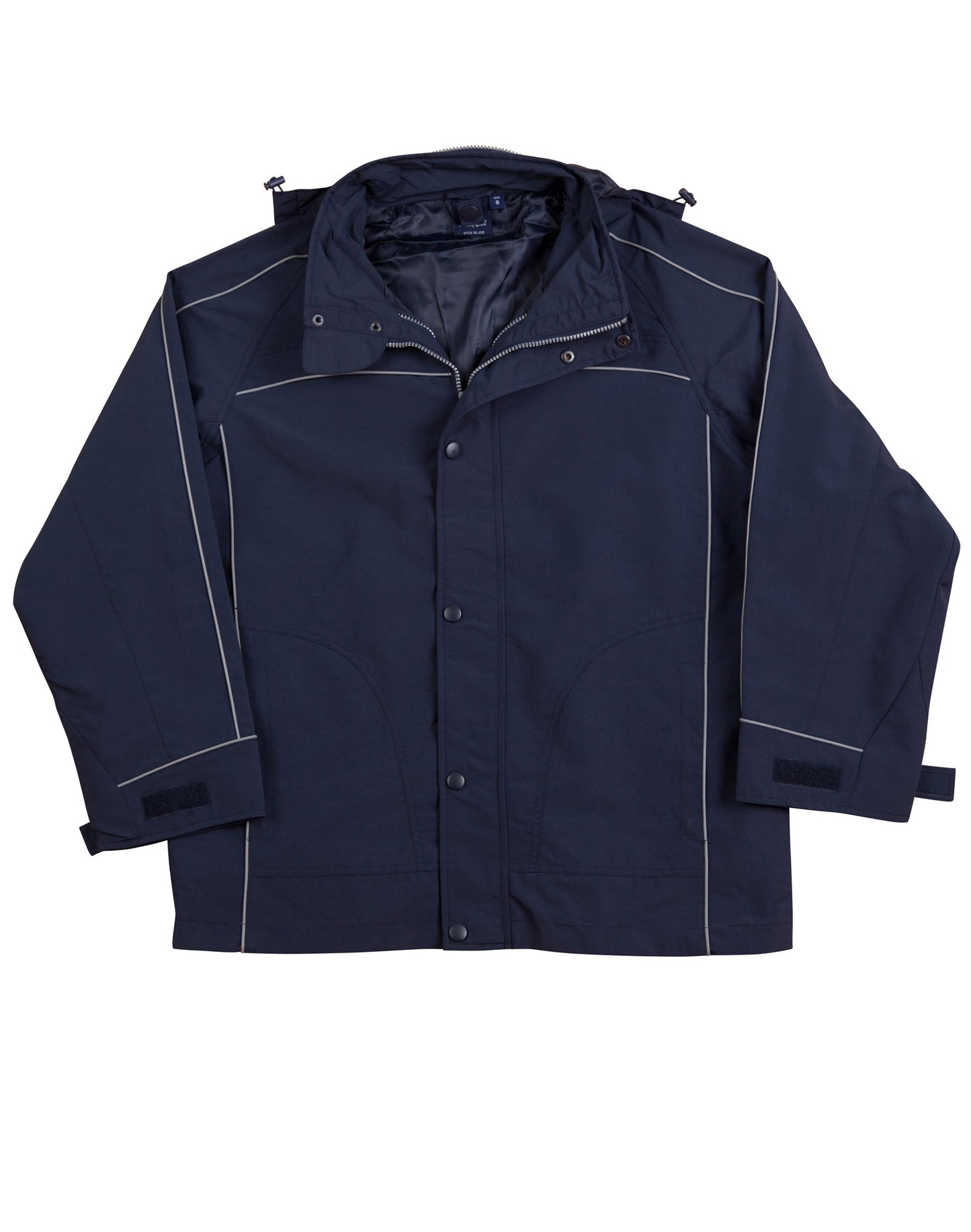 3 in 1 Jacket, silver relective piping - Navy/Navy