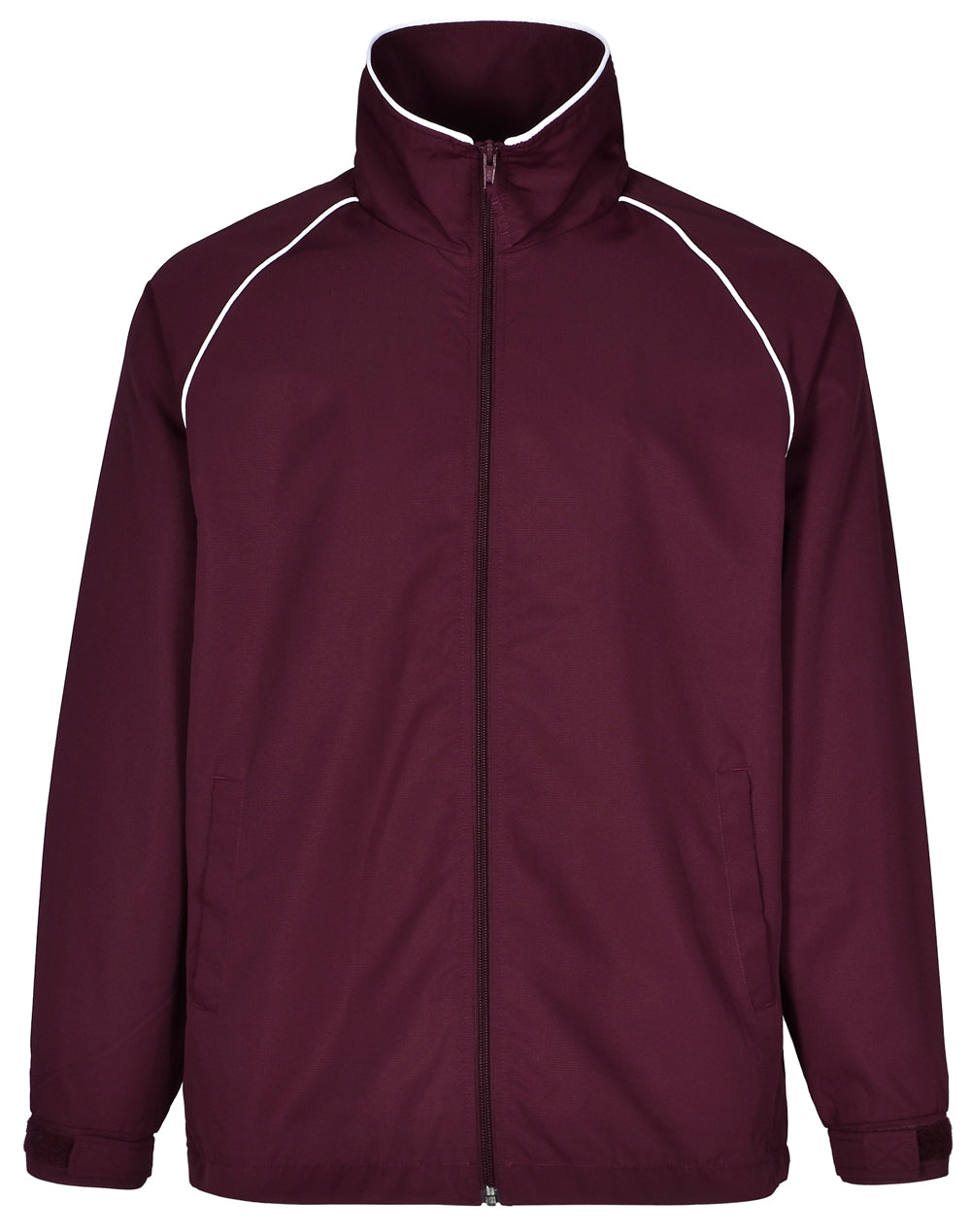 Adult's track top - Maroon/White
