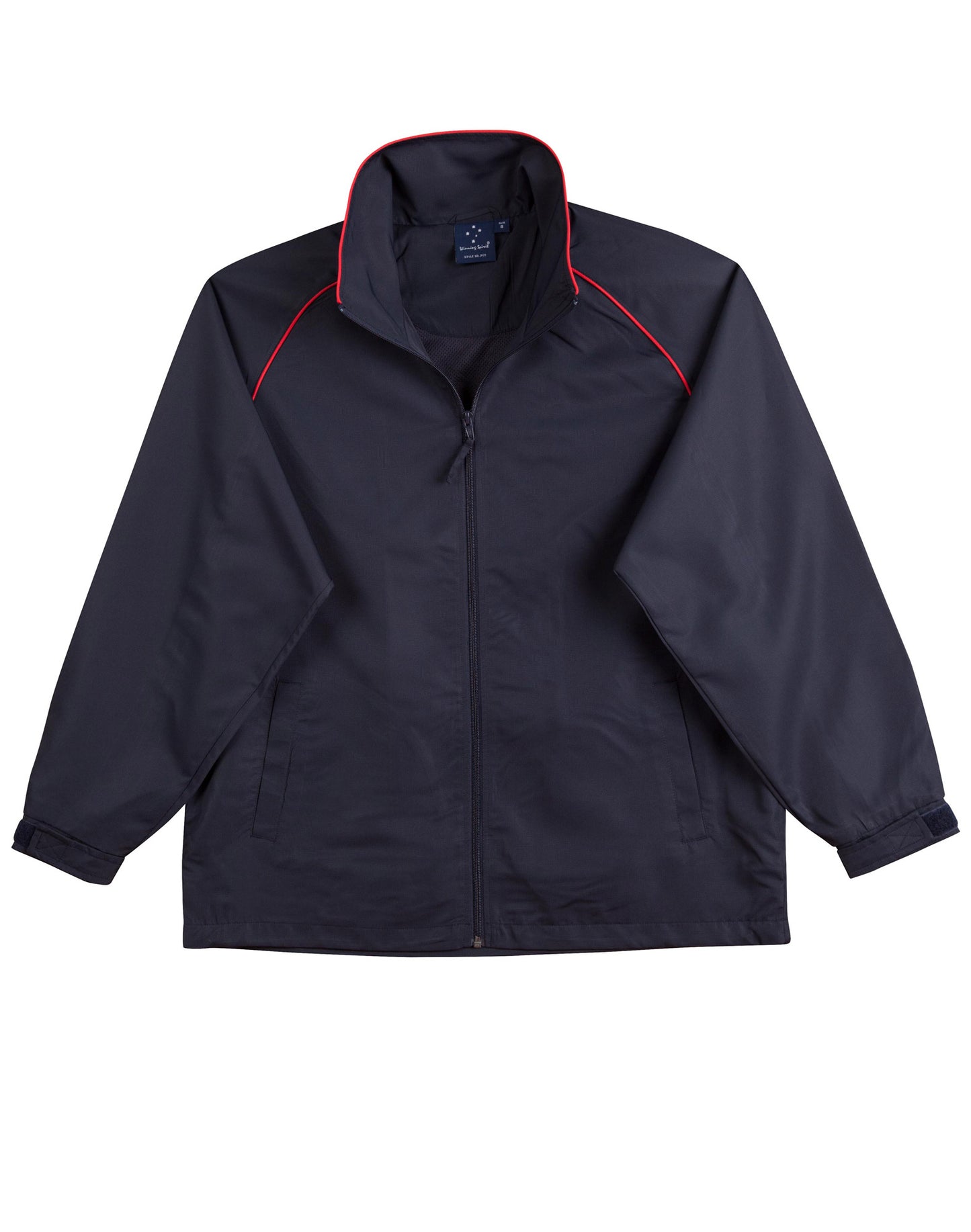 Adult's track top - Navy/Red