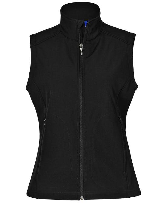 Ladies' Softshell Hi-Tech Vest - Black