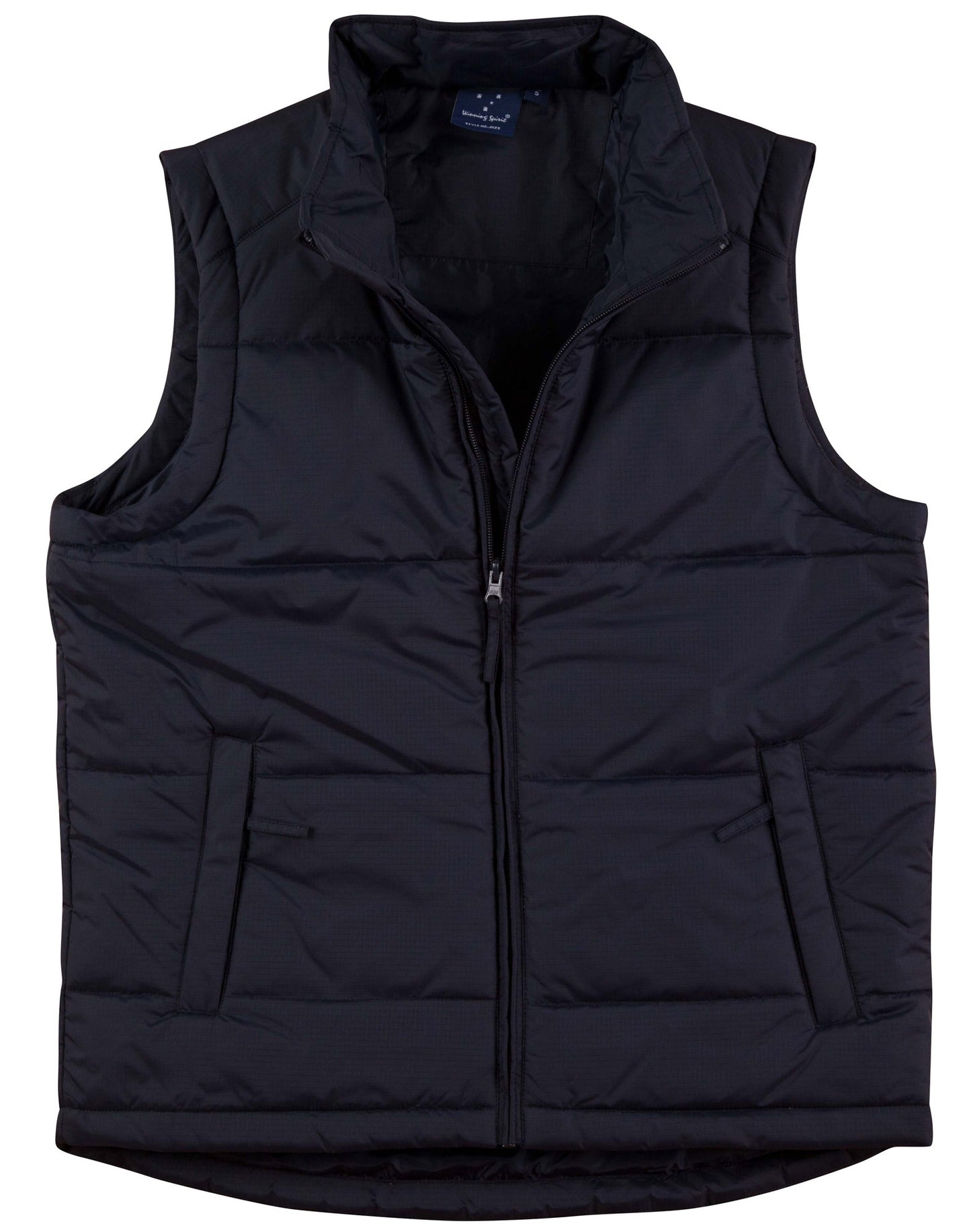 Men's Nylon Rip-stop Padded Vest - Navy