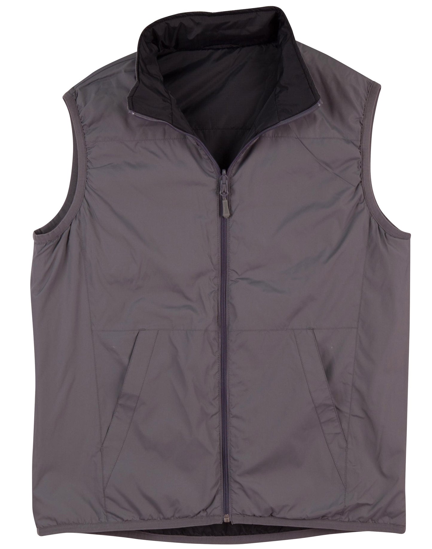 Ladies' Versatile Vest - Black/Grey