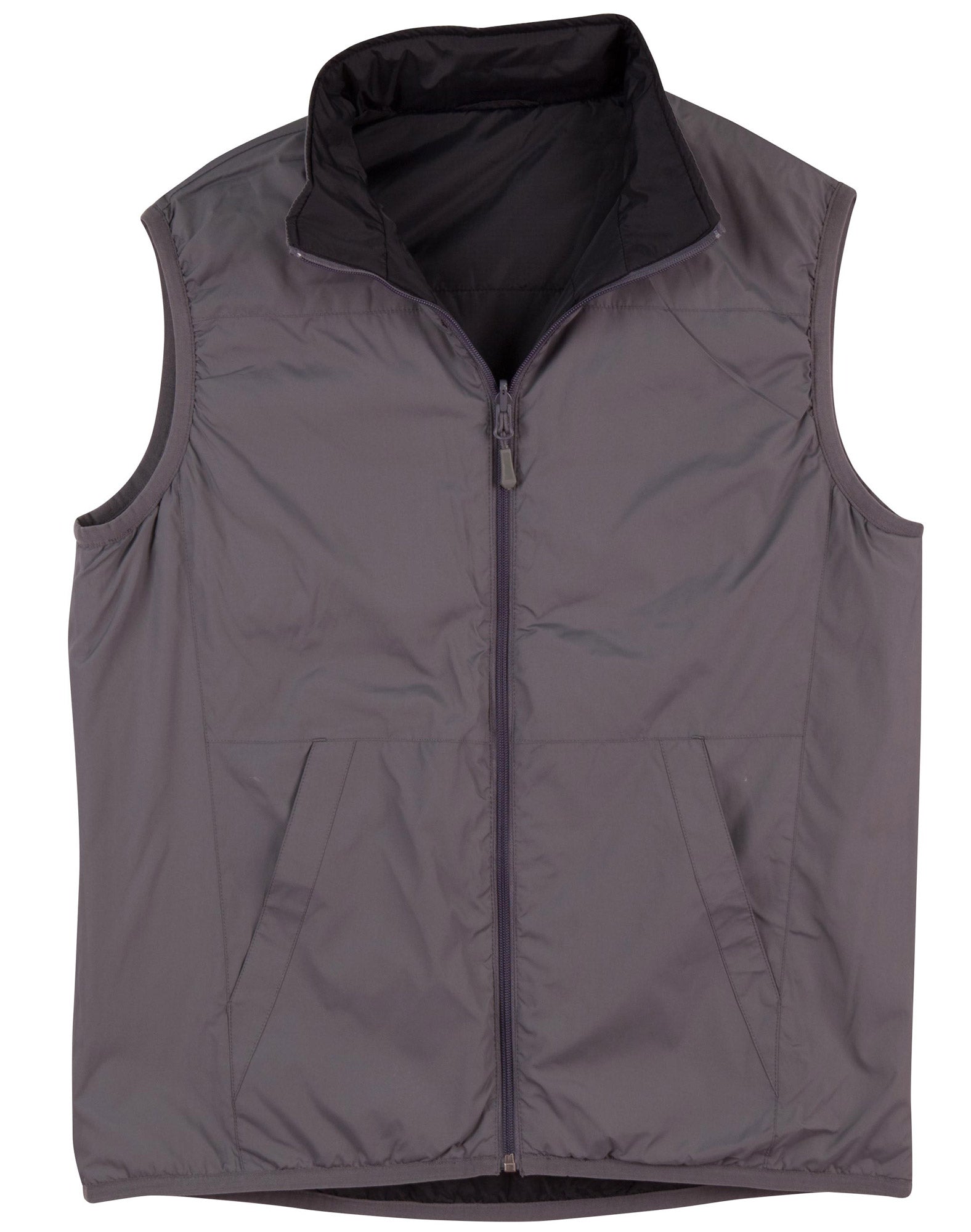 Ladies' Versatile Vest - Black/Grey