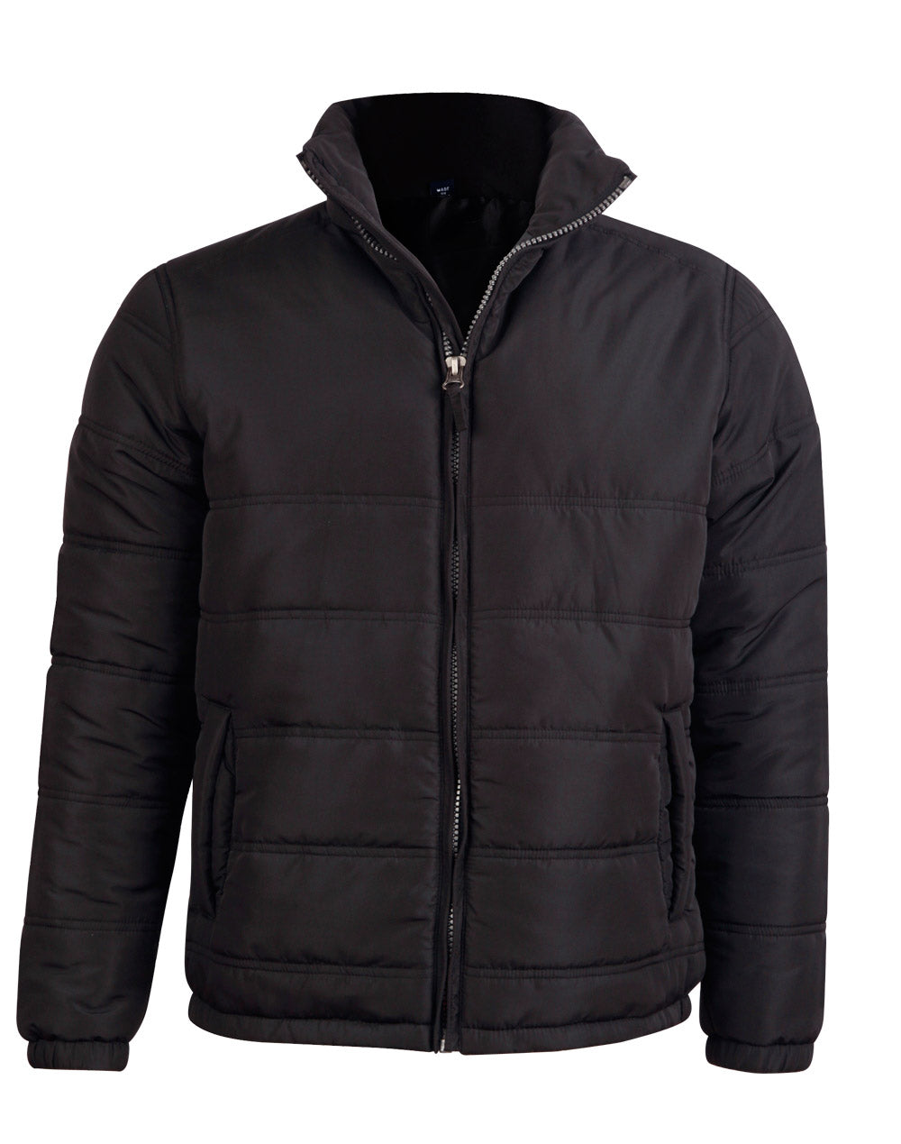 Adult's Heavy Quilted Jacket - Black