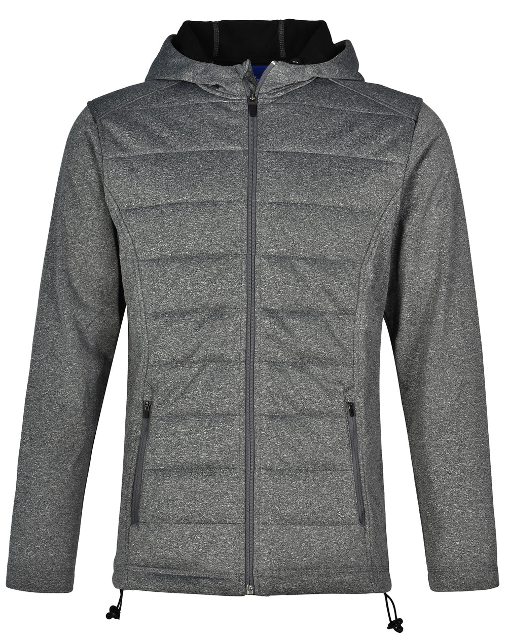 Men's Cationic Quilted Jacket - Charcoal