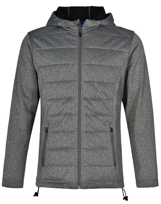 Men's Cationic Quilted Jacket - Charcoal