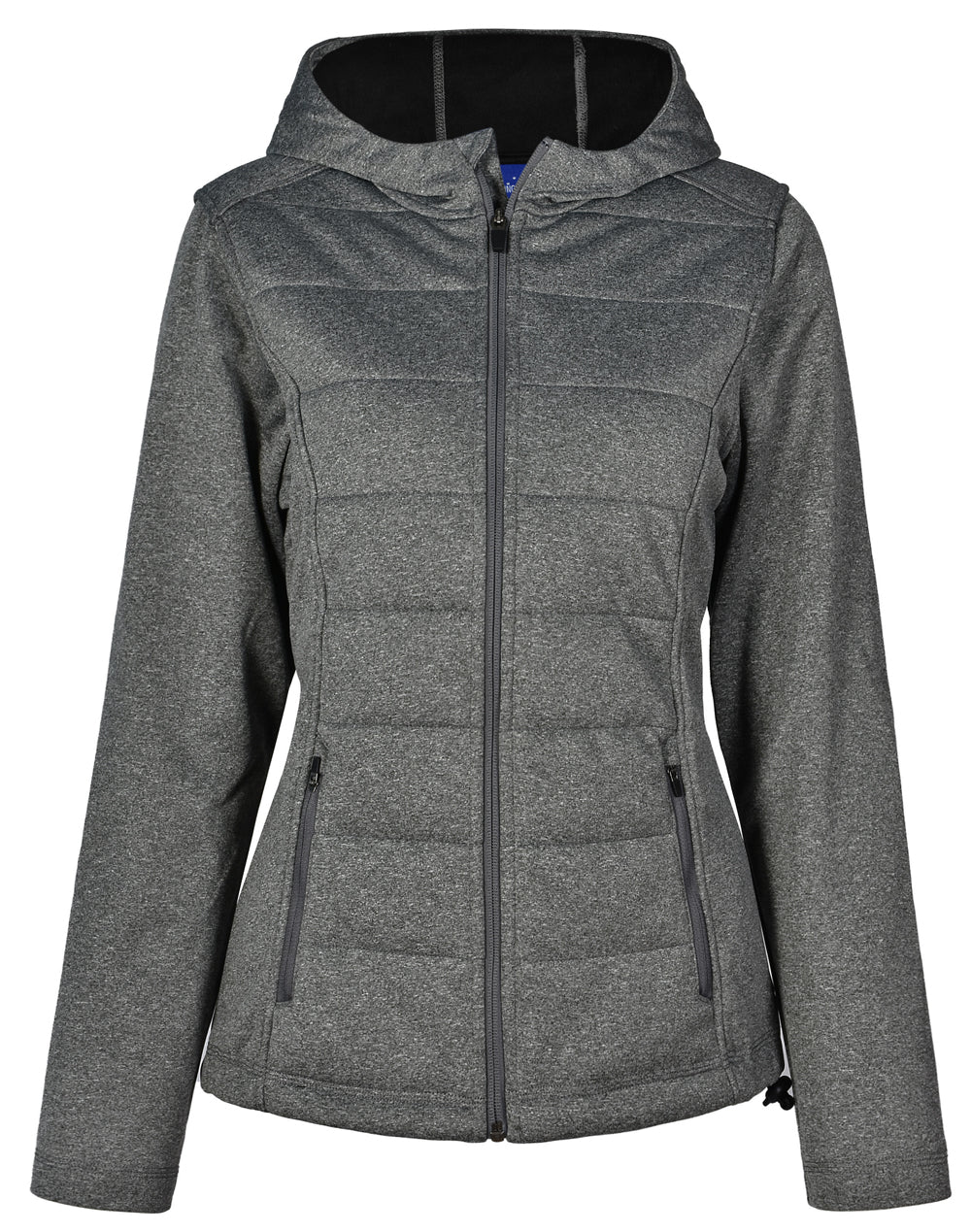Ladies' Cationic Quilted Jacket - Charcoal