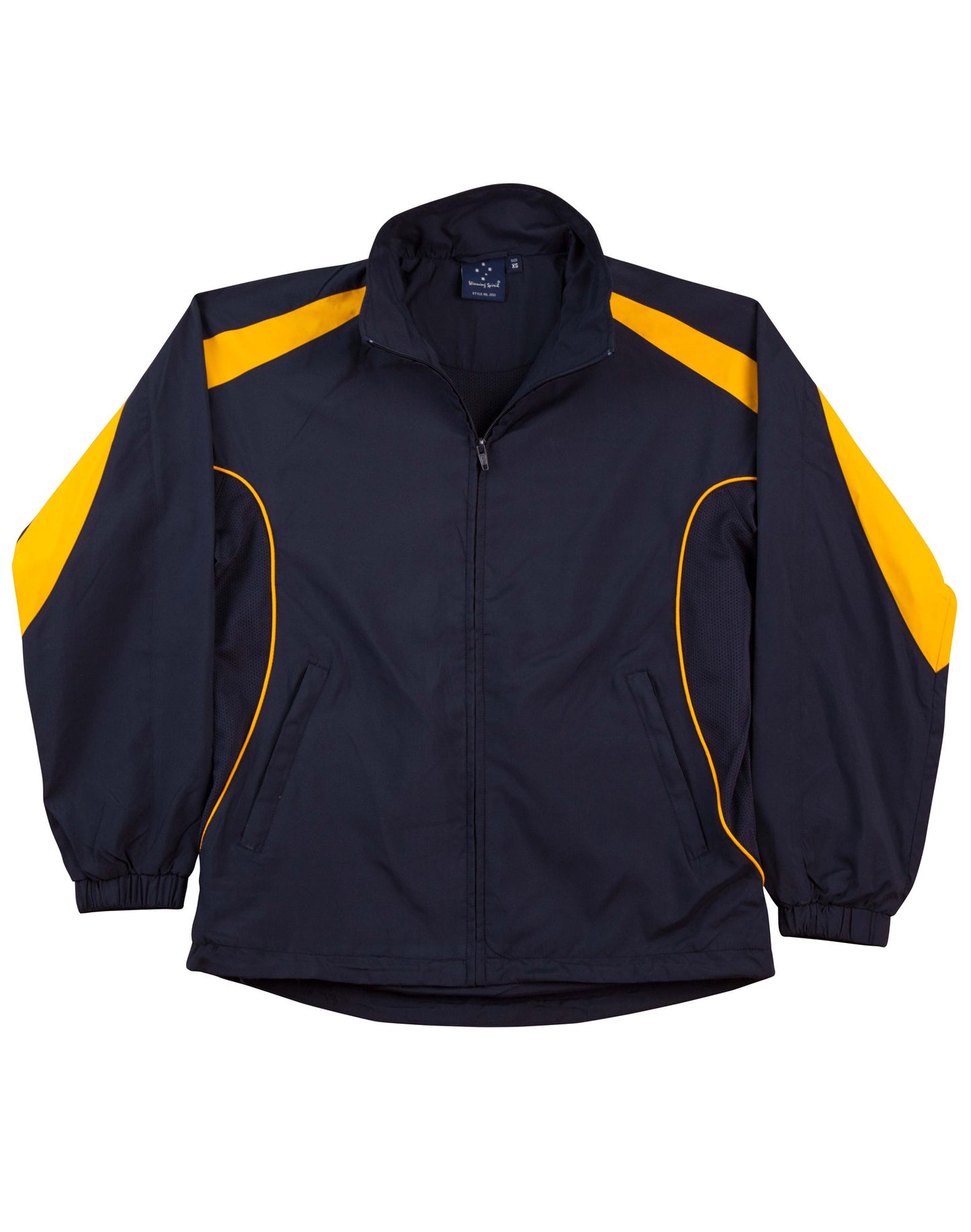 Adults Warm Up Jacket - Navy/Gold