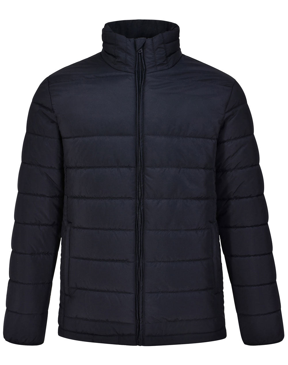 Men's Sustainable Insulated Puffer Jacket (3D Cut) - Navy