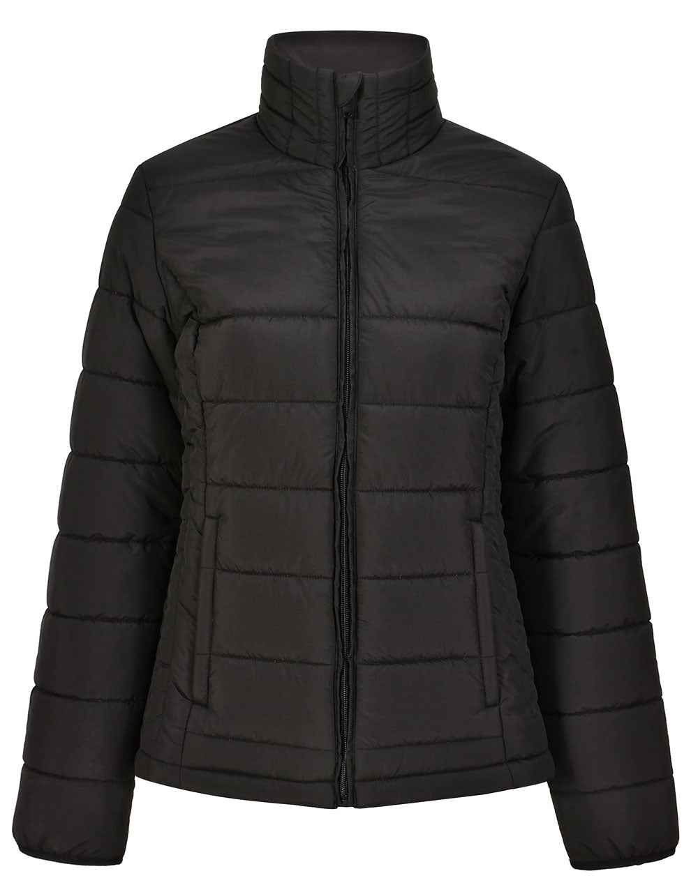 Ladies' Sustainable Insulated Puffer Jacket (3D Cut) - Black