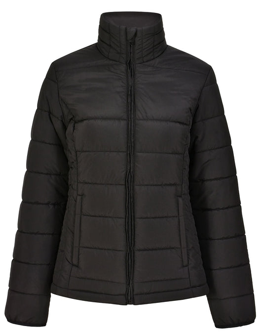 Ladies' Sustainable Insulated Puffer Jacket (3D Cut) - Black