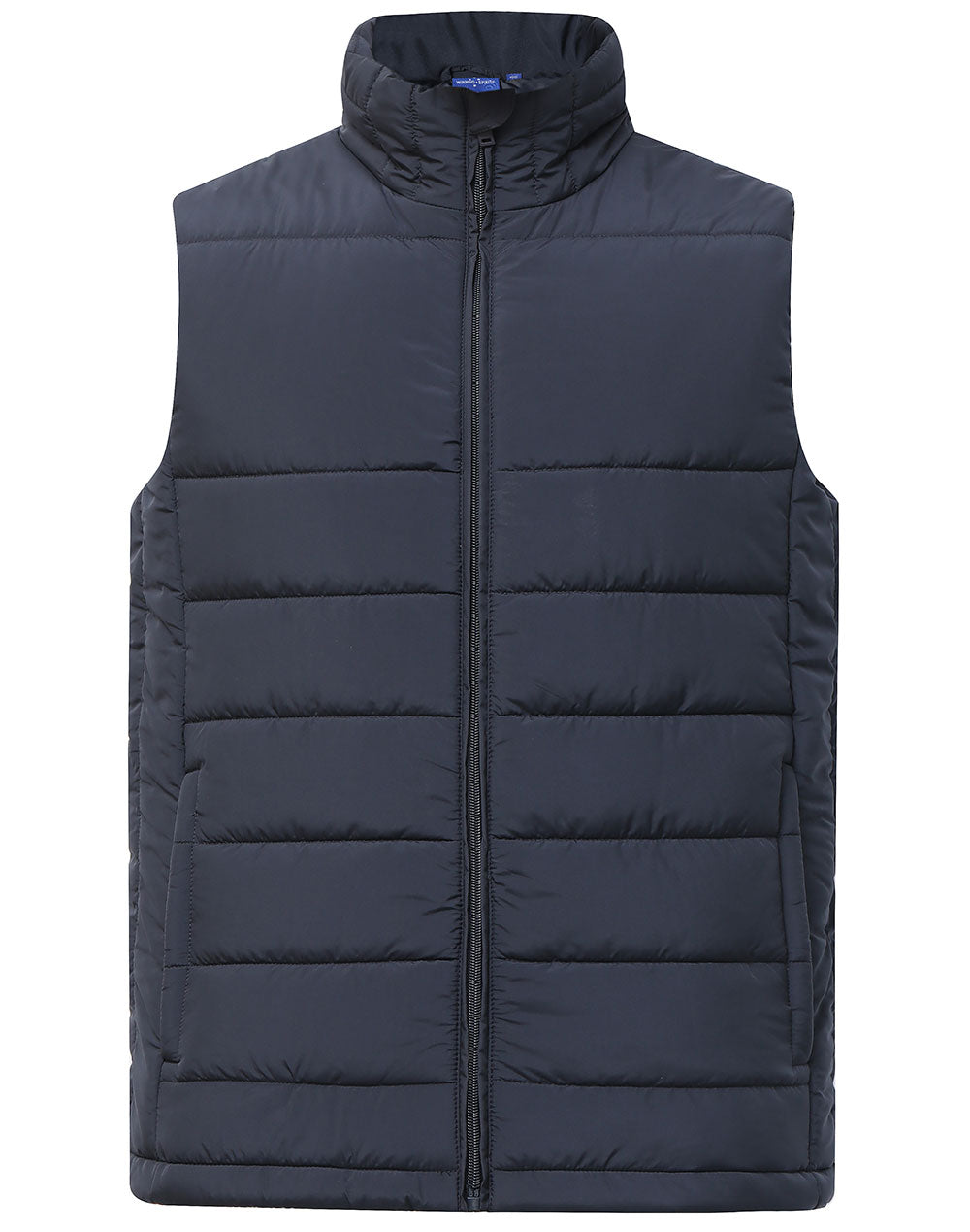 Men's Sustainable Insulated Puffer Vest (3D Cut) - Navy