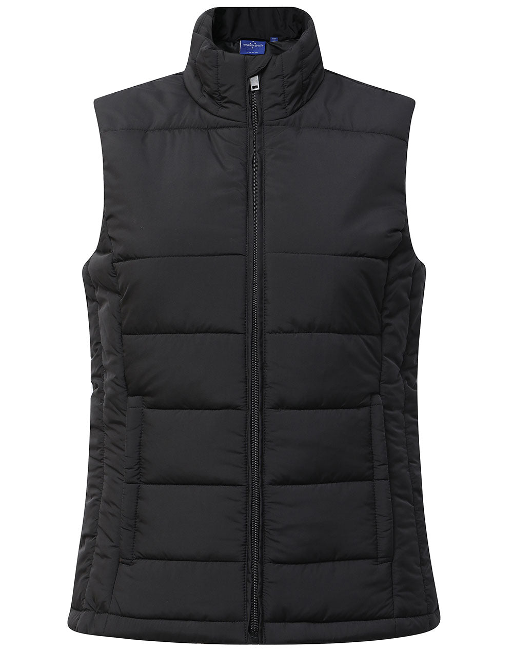 Ladies' Sustainable Insulated Puffer Vest (3D Cut) - Black