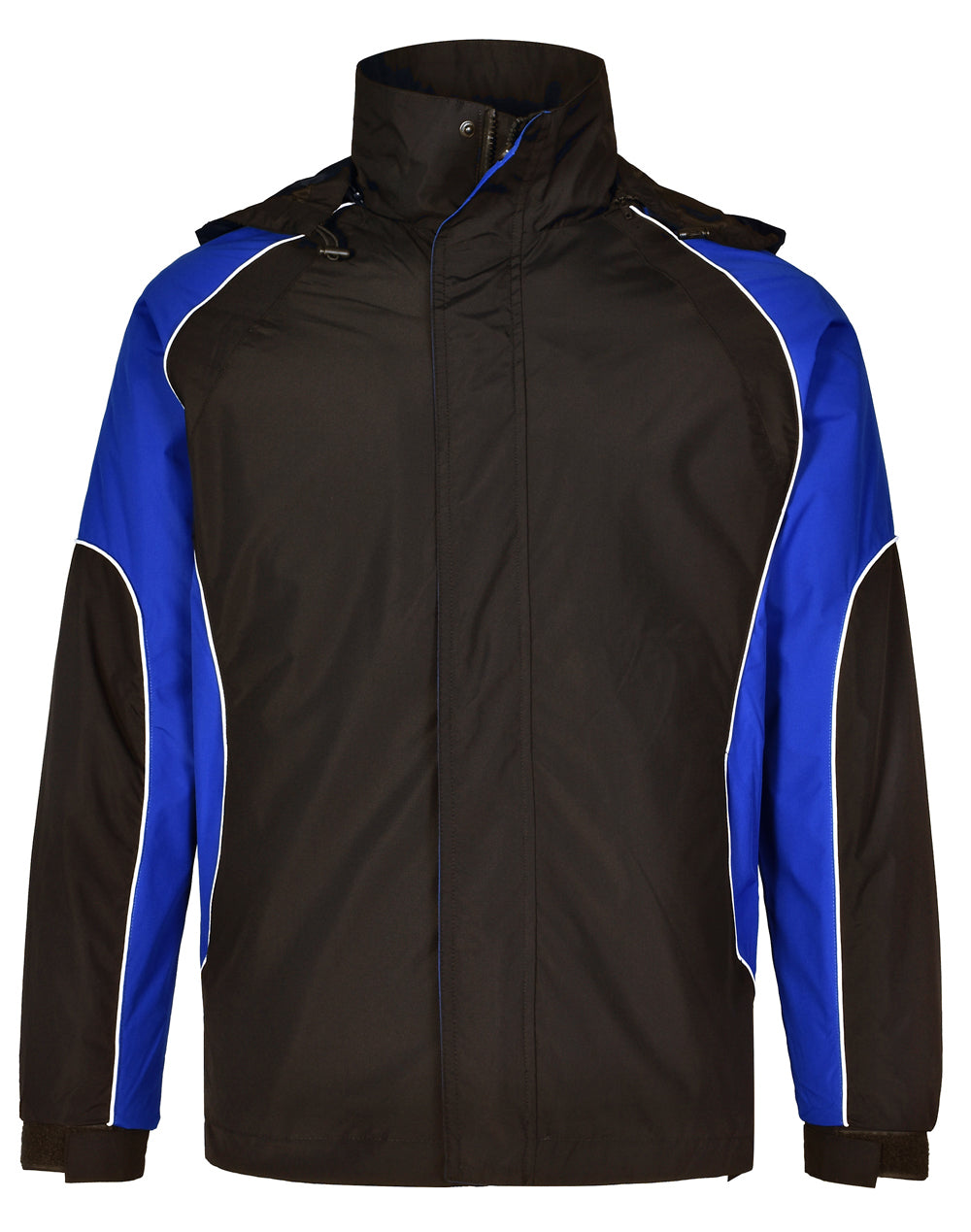 Men's Contrast Jacket - Black/White/Royal