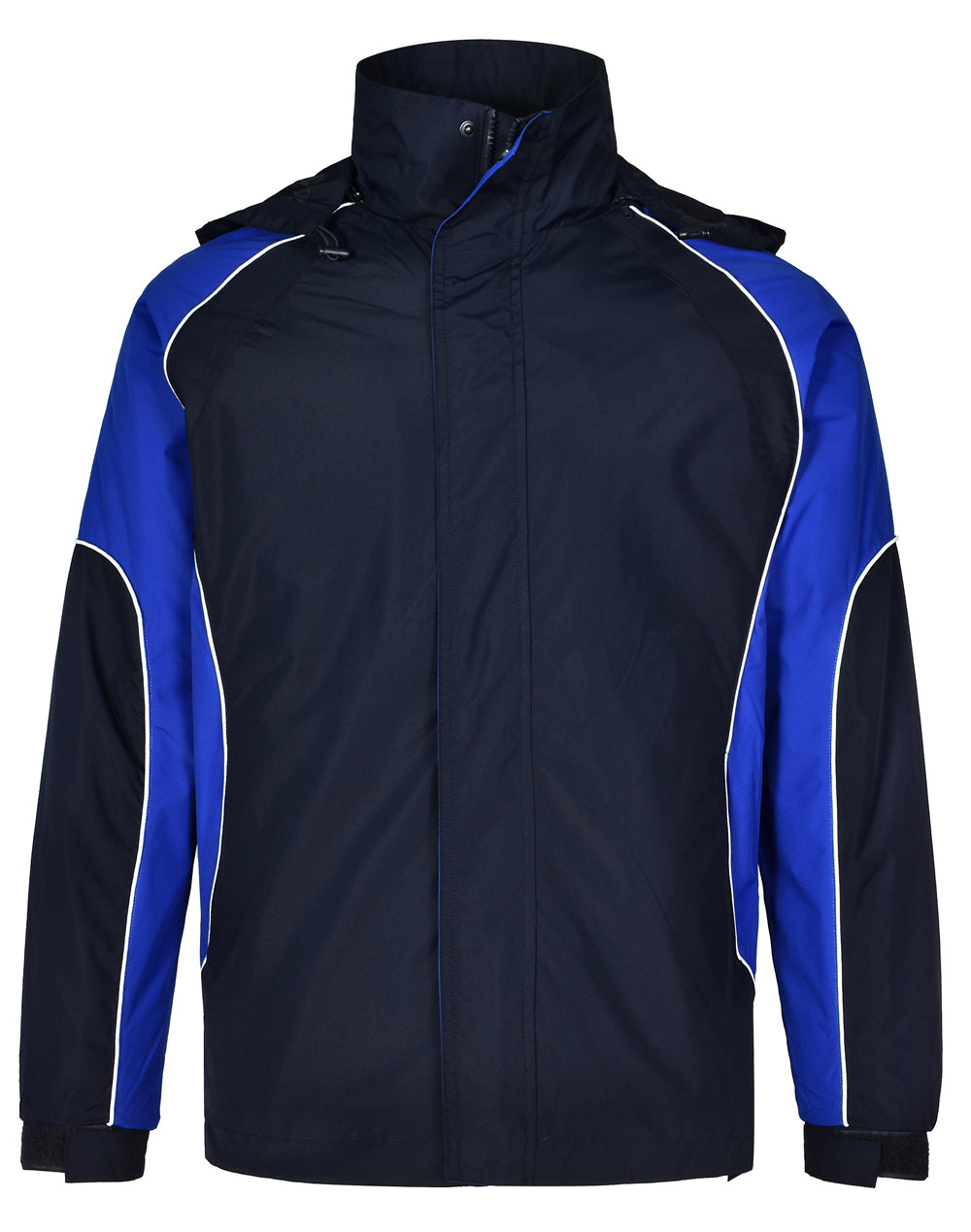 Men's Contrast Jacket - Navy/White/Royal