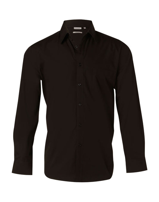 Men's Nano Tech Long Sleeve Shirt - Black