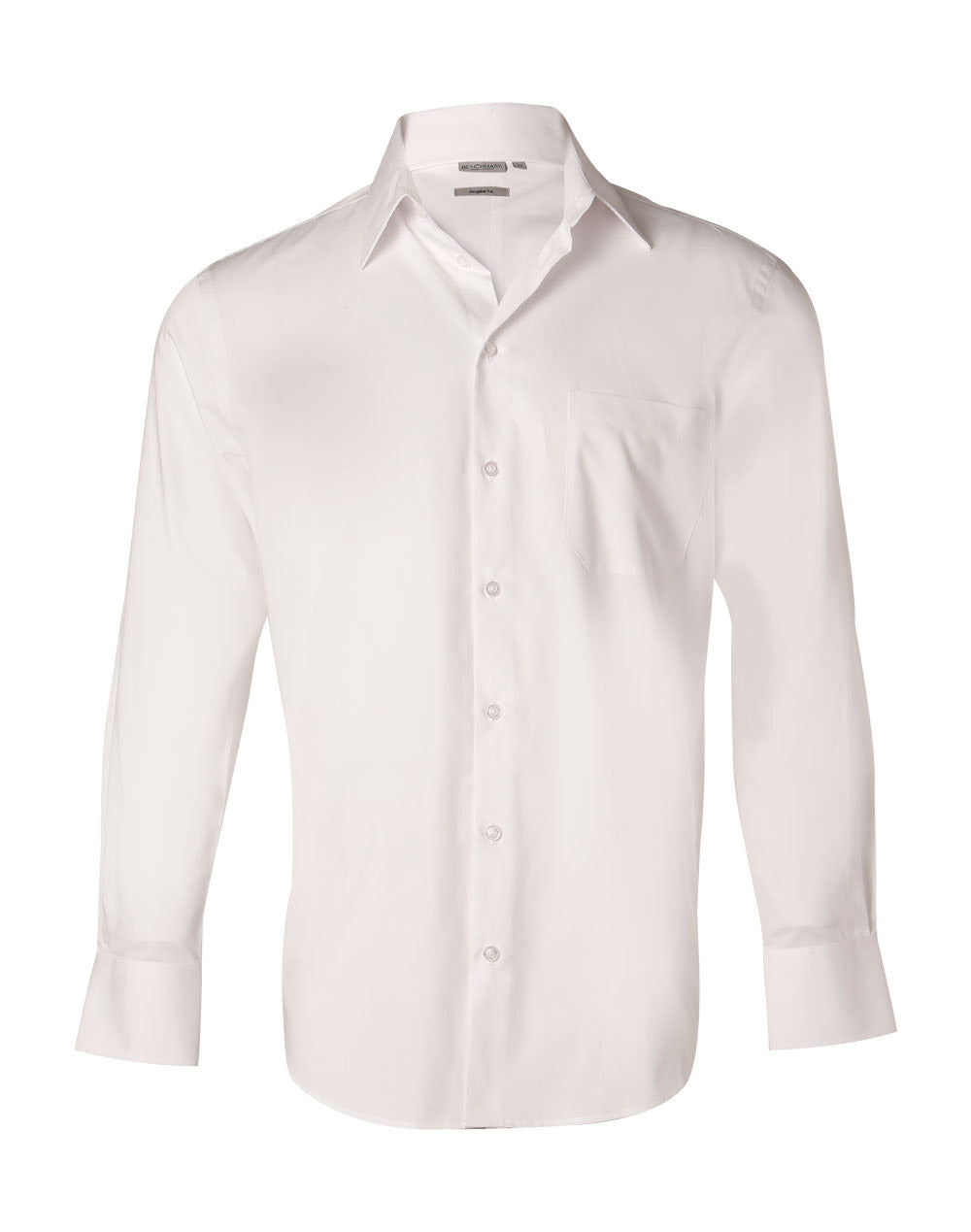 Men's Fine Twill L/S Shirt - White