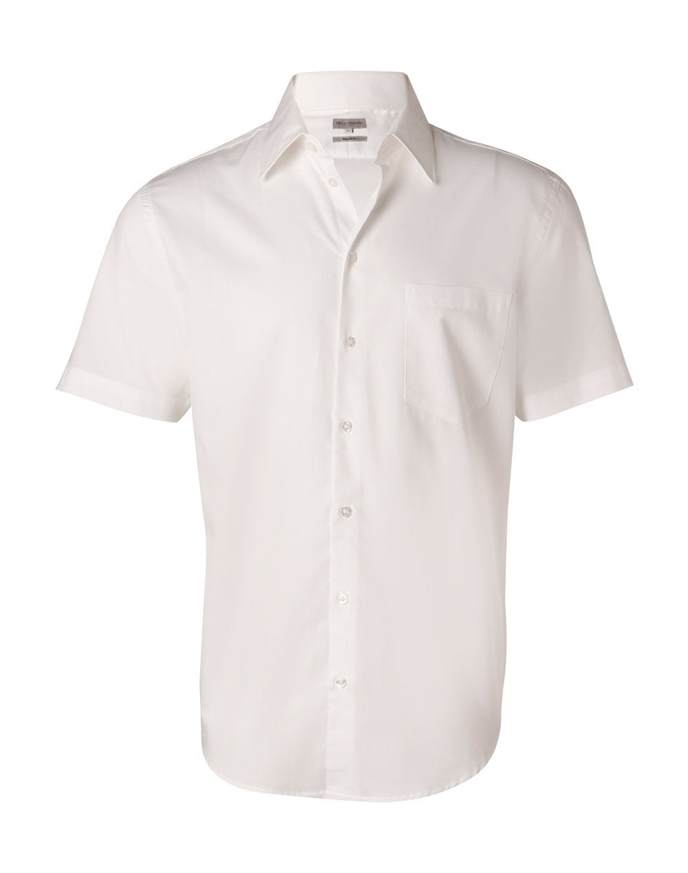 Men's Fine Twill S/S Shirt - White