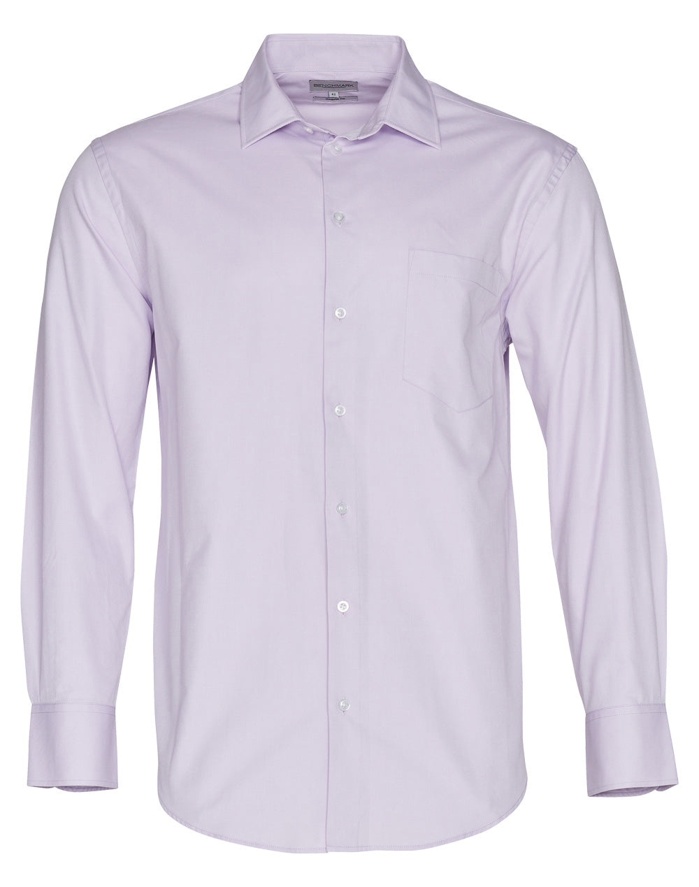 Men's CVC Oxford L/S Shirt - Lilac