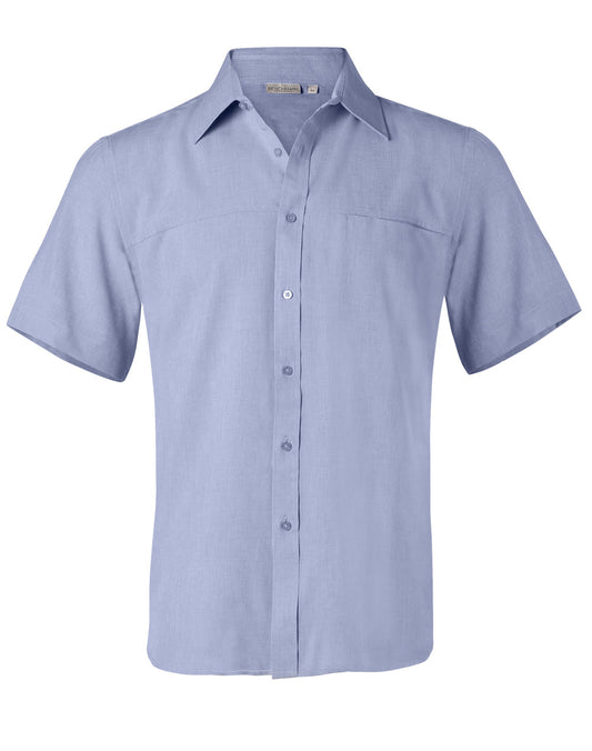Men's Cooldry Short Sleeve Shirt - Blue